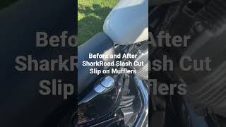 Ebay Special Sharkroad Mufflers On A Harley Sportster 883. Full Video On My Channel.