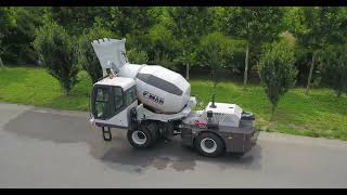 Fman 3.5M³ Articulated Self Loading Concrete Mixer Fm535Sla Testing