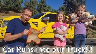 Game Master Top Secret Treasure Hunt Gone Wrong!! (Car Accident) Rollie Pups Save the Day!