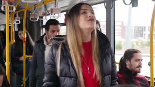 Eği̇ti̇me Destek İçi̇n Abone Ol Flash Mob Bus Prank Turkey Mob , ,