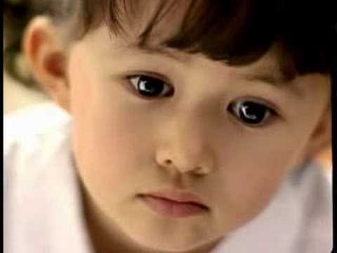 Banana milk commercial Cute lil' Korean beverage commercial Little girl 