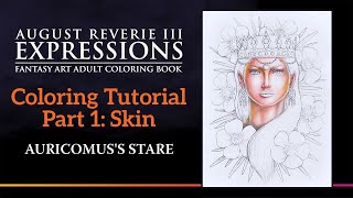 Tutorial 1: Skin - Coloring the page Auricomus's Stare by Chinthaka Herath