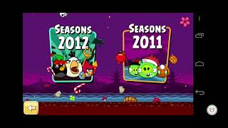 Angry Birds Seasons Versions 2.4.0 2.4.1 Using Android 4.2.2