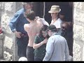 Title:Robert Pattinson (shirtless) & Kristen Stewart kissing/ reunion scene for New Moon Description:OH MY GOD!! I am so glad to see this pictures. REMEBER on Saturday 30th!! FIRST NEW MOON TRAILER on the MTV MOVIE AWARDS! THERE WILL BE AN UPDATE WITH MORE NEW MOON FILMING PICS IN A FEW MINUTES, SO KEEP YOUR EYES OPEN!! ;) #39 - Most Responded (Today) - Entertainment - Germany #73 - Most Responded (This Week) - Entertainment - Germany #32 - Top Favorited (Today) - Entertainment - Germany