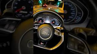 Audi lux araba Snap - gece araba snap