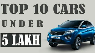 TOP 10 BEST CAR IN INDIA UNDER 5 LAKHS !! TECH ANDROID GUYS !!