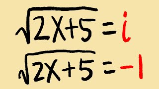 the trickiest types of simple square root equation