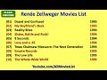 Renée Zellweger Movies List