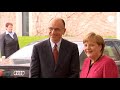 New Italian premier Enrico Letta woos Angela Merkel in Berlin