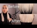 HOW TO TRIM YOUR OWN HAIR BLUNT!