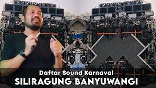 Daftar Sound System Karnaval Siliragung Banyuwangi 2025 Brewog Audio