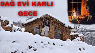 Dağ Evi̇ Kiş Kampigece Yoğun Kar-Guzine Sobagazlambası