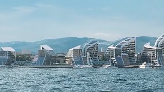 Видео Деловой кластер возведут на набережной Новороссийска от Россия. Кубань, набережная адмирала Серебрякова, Новороссийск, Россия