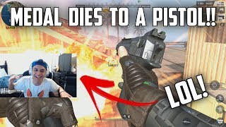 MEDAL DIES TO A PISTOL! - Rules of Survival: Battle Royale MEDAL DIES TO A PISTOL! - Rules of Survival: Battle Royale