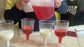 Gelatina En Copas Ideal Para Una Fiesta Infantil .Tematica Minnie Mouse