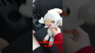 Scorbunny Goes In Car