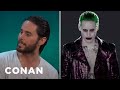 Jared Leto Tested Out A Few Different Joker Laughs | CONAN on TBS