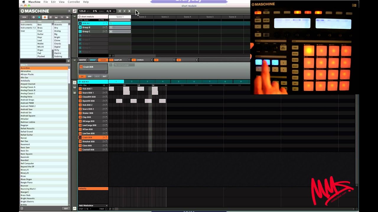 Maschine Pattern Grid | mms maschine tutorial 06 quantisation velocity Maschine Pattern Grid | mms maschine tutorial 06 quantisation velocity
