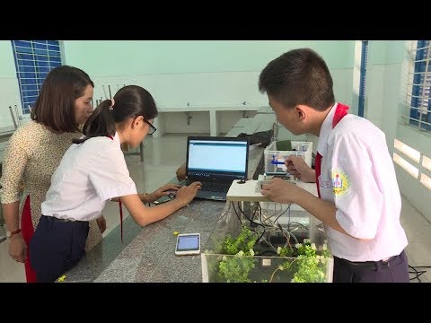 "Mô hình hệ thống tưới cây tự động" của học sinh trường THCS Võ Thị Sáu - TP Nha Trang