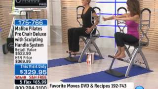 Malibu Pilates Pro Chair Deluxe with Sculpting Handle Sy...