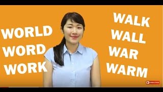 Phát Âm Tiếng Anh Phân Biệt Các Từ Walk Wall, Warm Work, Word World Moon Esl