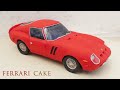 Car Cake Tutorial - Ferrari GTO - How to make a 3D Car Cake