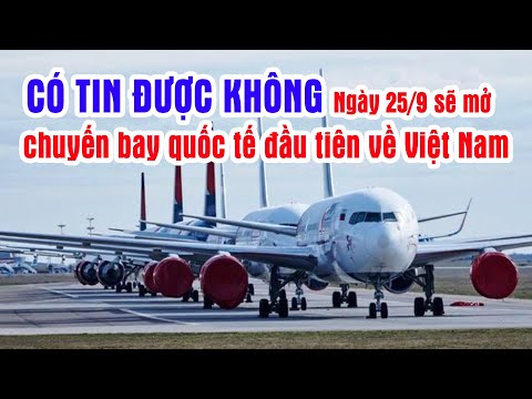 Có Tin Được Không Ngày 25.9 Mở Chuyến Bay Thường Lệ Quốc Tế Đầu Tiên Về Việt Nam