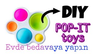 Pop It Yapımı Fidget Toys