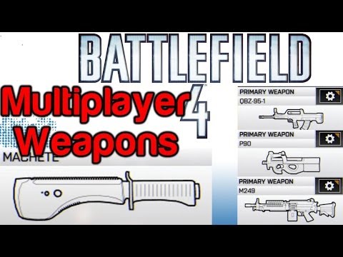 Battlefield 4 - How to unlock the Shank, Machete, M412 REX, P90, M249, QBZ-95-1 in BF4 Multiplayer
