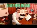 |🔴LIVE|📚👨🏻‍⚕️STUDY WITH ME | 🍅 POMODORO TIMER 50/10 |​ 🔥🌧️| 12 HRS | NO-ADS | SILENT BREAKS