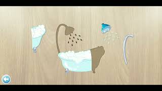 Bathtub Puzzle With Spoken Item Name - 384 Puzzles For Kids Walkthrough