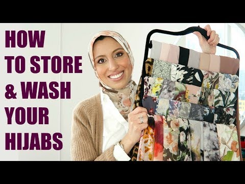How To Store & Take Care of Your Hijabs - YouTube