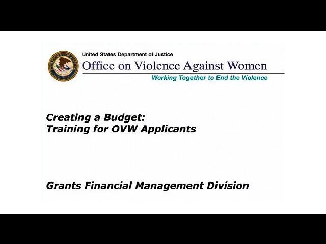 Watch Creating a Budget for FY2019 Applicants (Spanish Captions) on YouTube.