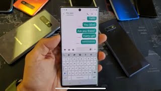 Galaxy Note 8/9/10: How to Change Text Message Font Text Size (Increase/Decrease