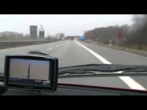 Driving our Alfa Romeo 156 GTA in Germany 243 km h