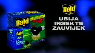 Tv Reklama - Raid Tablete Protiv Komaraca 2003.