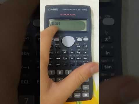 Hướng dẫn làm khóa máy fx-500MS