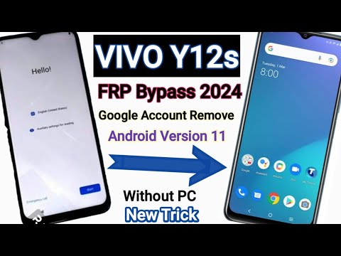 Vivo Y12s FRP Bypass, Google Account Remove, Android 11, Vivo Y12s FRP Bypass, Google Account Remove, Android 11,
