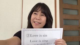 love is sing