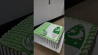 14 August new cake decorate Pakistan zindabad#shorts