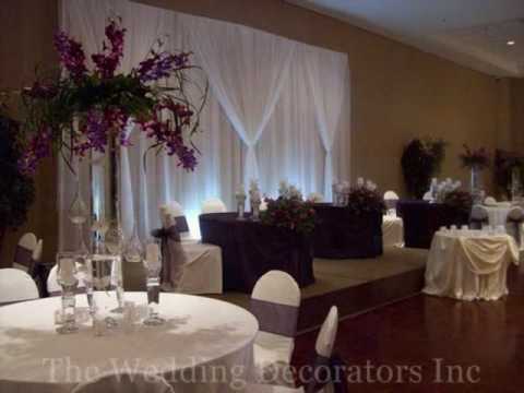 Stunning backdrops head table decorations luxury linens more