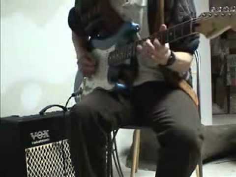 Demo of Squier Strat and Vox AD50VT modeling amp