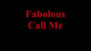 Watch Fabolous Call Me video