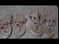 COMO HACER SANDALIAS O HUARACHES DE PEDRERIA by ANGY