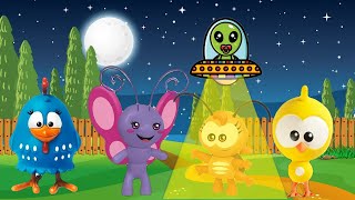 Turma Da Galinha Pintadinha Em O Disco Voador Do Bebê Alienígena