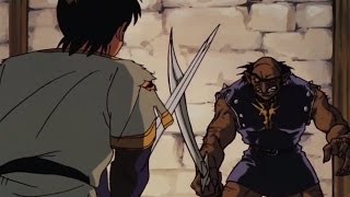 An epic battle in Lodoss-tou Senki