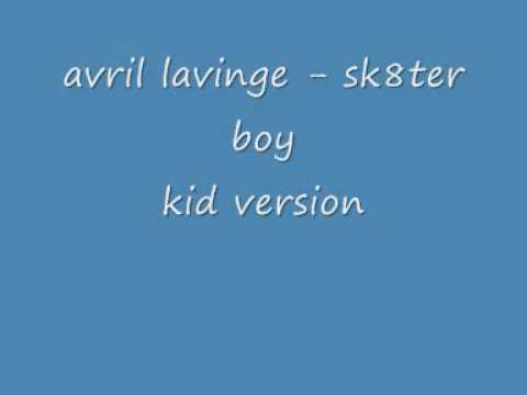 avril lavigne sk8r boi kid version LYRICS avril lavigne sk8r boi kid version LYRICS