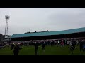 Dundee win the championship Pitch Invasion