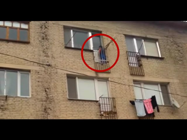 Мать в наказание вывела на балкон ребенка стоять и мерзнуть..