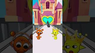 Kiss Run Challenge Angel Aqua & Pinki Will They Help Simon Or Oren? Sprunki Game